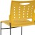 Flash Furniture RUT-2-YL-GG Hercules Yellow Sled Base Plastic Stack Chair with Air-Vent Back addl-6