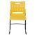 Flash Furniture RUT-2-YL-GG Hercules Yellow Sled Base Plastic Stack Chair with Air-Vent Back addl-8