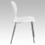 Flash Furniture RUT-3-WH-GG Hercules White Plastic Stack Chair addl-5