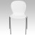 Flash Furniture RUT-3-WH-GG Hercules White Plastic Stack Chair addl-6