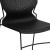 Flash Furniture RUT-438-BK-GG Hercules Black Full Back Stack Chair with Black Powder Coated Frame addl-10