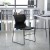 Flash Furniture RUT-438-BK-GG Hercules Black Full Back Stack Chair with Black Powder Coated Frame addl-1