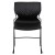 Flash Furniture RUT-438-BK-GG Hercules Black Full Back Stack Chair with Black Powder Coated Frame addl-9