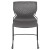 Flash Furniture RUT-438-GY-GG Hercules Gray Full Back Stack Chair with Black Powder Coated Frame addl-9