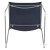 Flash Furniture RUT-438-NY-GG Hercules Navy Full Back Stack Chair with Gray Powder Coated Frame addl-11