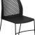 Flash Furniture RUT-498A-BLACK-GG Hercules Black Stack Chair with Air-Vent Back and Black Powder Coated Sled Base addl-10
