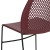 Flash Furniture RUT-498A-BY-GG Hercules Burgundy Stack Chair with Air-Vent Back and Black Powder Coated Sled Base addl-12