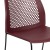Flash Furniture RUT-498A-BY-GG Hercules Burgundy Stack Chair with Air-Vent Back and Black Powder Coated Sled Base addl-7
