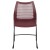 Flash Furniture RUT-498A-BY-GG Hercules Burgundy Stack Chair with Air-Vent Back and Black Powder Coated Sled Base addl-9