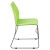 Flash Furniture RUT-498A-GN-GG Hercules Green Stack Chair with Air-Vent Back and Gray Powder Coated Sled Base addl-8