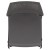 Flash Furniture RUT-498A-GY-GG Hercules Gray Stack Chair with Air-Vent Back and Black Powder Coated Sled Base addl-10