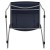 Flash Furniture RUT-498A-NY-GG Hercules Navy Stack Chair with Air-Vent Back and Gray Powder Coated Sled Base addl-11