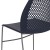 Flash Furniture RUT-498A-NY-GG Hercules Navy Stack Chair with Air-Vent Back and Gray Powder Coated Sled Base addl-12