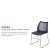 Flash Furniture RUT-498A-NY-GG Hercules Navy Stack Chair with Air-Vent Back and Gray Powder Coated Sled Base addl-3