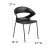 Flash Furniture RUT-4-BK-GG Hercules Black Plastic Stack Chair addl-4