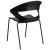 Flash Furniture RUT-4-BK-GG Hercules Black Plastic Stack Chair addl-5