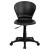 Flash Furniture RUT-A103-BK-GG SoHo Mid-Back Black Plastic Swivel Task Office Chair addl-10