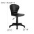 Flash Furniture RUT-A103-BK-GG SoHo Mid-Back Black Plastic Swivel Task Office Chair addl-6