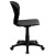 Flash Furniture RUT-A103-BK-GG SoHo Mid-Back Black Plastic Swivel Task Office Chair addl-9