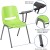 Flash Furniture RUT-EO1-GN-LTAB-GG Hercules Green Ergonomic Shell Chair with Left Handed Flip-Up Tablet Arm addl-3