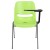 Flash Furniture RUT-EO1-GN-LTAB-GG Hercules Green Ergonomic Shell Chair with Left Handed Flip-Up Tablet Arm addl-8
