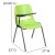 Flash Furniture RUT-EO1-GN-RTAB-GG Hercules Green Ergonomic Shell Chair with Right Handed Flip-Up Tablet Arm addl-4