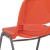 Flash Furniture RUT-EO1-OR-GG Hercules Orange Ergonomic Shell Stack Chair with Gray Frame addl-12