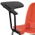 Flash Furniture RUT-EO1-OR-LTAB-GG Hercules Orange Ergonomic Shell Chair with Left Handed Flip-Up Tablet Arm addl-11