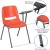 Flash Furniture RUT-EO1-OR-LTAB-GG Hercules Orange Ergonomic Shell Chair with Left Handed Flip-Up Tablet Arm addl-3