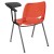 Flash Furniture RUT-EO1-OR-LTAB-GG Hercules Orange Ergonomic Shell Chair with Left Handed Flip-Up Tablet Arm addl-5