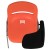 Flash Furniture RUT-EO1-OR-LTAB-GG Hercules Orange Ergonomic Shell Chair with Left Handed Flip-Up Tablet Arm addl-9
