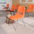 Flash Furniture RUT-EO1-OR-RTAB-GG Hercules Orange Ergonomic Shell Chair with Right Handed Flip-Up Tablet Arm addl-1