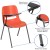 Flash Furniture RUT-EO1-OR-RTAB-GG Hercules Orange Ergonomic Shell Chair with Right Handed Flip-Up Tablet Arm addl-3