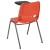 Flash Furniture RUT-EO1-OR-RTAB-GG Hercules Orange Ergonomic Shell Chair with Right Handed Flip-Up Tablet Arm addl-5