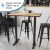Flash Furniture XU-T0522-BAR-GG 5" x 22" Restaurant Table T-Base with 3" Dia. Bar Height Column addl-2