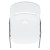 Flash Furniture RUT-EO1-WH-GG Hercules White Ergonomic Shell Stack Chair with Gray Frame addl-10