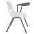 Flash Furniture RUT-EO1-WH-LTAB-GG Hercules White Ergonomic Shell Chair with Left Handed Flip-Up Tablet Arm addl-7
