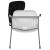 Flash Furniture RUT-EO1-WH-RTAB-GG Hercules White Ergonomic Shell Chair with Right Handed Flip-Up Tablet Arm addl-10