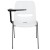 Flash Furniture RUT-EO1-WH-RTAB-GG Hercules White Ergonomic Shell Chair with Right Handed Flip-Up Tablet Arm addl-8