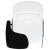 Flash Furniture RUT-EO1-WH-RTAB-GG Hercules White Ergonomic Shell Chair with Right Handed Flip-Up Tablet Arm addl-9