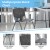 Flash Furniture RUT-F01A-GY-GG Hercules Gray Plastic Stack Chair with Titanium Gray Powder Coated Frame addl-4
