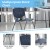 Flash Furniture RUT-F01A-NY-GG Hercules Navy Plastic Stack Chair with Titanium Gray Powder Coated Frame addl-4