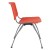 Flash Furniture RUT-F01A-OR-GG Hercules Orange Plastic Stack Chair with Titanium Gray Powder Coated Frame addl-8