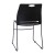 Flash Furniture RUT-NC499A-BK-GG Hercules Black Plastic Stack Chair with Black Powder Coated Sled Base Frame, Carry Handle addl-7