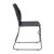 Flash Furniture RUT-NC499A-BK-GG Hercules Black Plastic Stack Chair with Black Powder Coated Sled Base Frame, Carry Handle addl-9