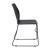 Flash Furniture RUT-NC499A-BK-GG Hercules Black Plastic Stack Chair with Black Powder Coated Sled Base Frame, Carry Handle addl-9