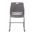 Flash Furniture RUT-NC499A-GY-GG Hercules Gray Plastic Stack Chair with Black Powder Coated Sled Base Frame, Carry Handle addl-10