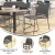 Flash Furniture RUT-NC499A-GY-GG Hercules Gray Plastic Stack Chair with Black Powder Coated Sled Base Frame, Carry Handle addl-3
