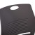 Flash Furniture RUT-NC499A-GY-GG Hercules Gray Plastic Stack Chair with Black Powder Coated Sled Base Frame, Carry Handle addl-8