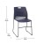 Flash Furniture RUT-NC499A-NAVY-GG Hercules Navy Plastic Stack Chair with Black Powder Coated Sled Base Frame, Carry Handle addl-4